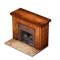 Brick Fireplace