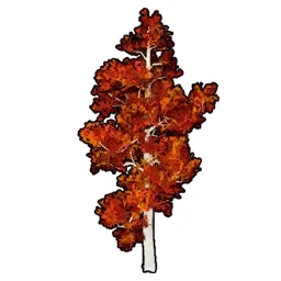 Faux Crimson Foliage A