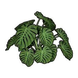 Faux Tropical Bush