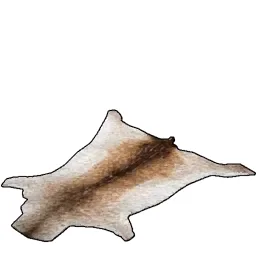 Fur rug
