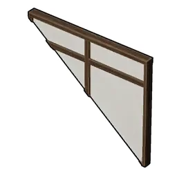 Japanese-Style Triangular Wall (Inverted)