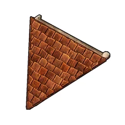 Wooden Slanted Corner Roof (Inverted)